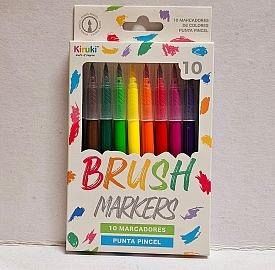 MARCADORES KIRUKI BRUSH X10U (700006)