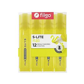 RESALTADOR CHATO FILGO S-LITE FLUO X12U C/U (TX500-C12)