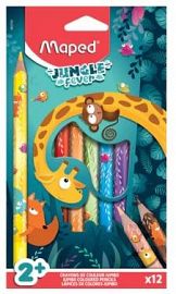 LAPICES DE COLOR JUMBO MAPED JUNGLE FEVER (863700)