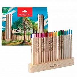 ECOLAPIZ FABER SUPERSOFT + BASE DE MADERA X36U (210737)