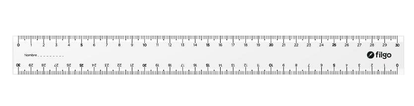 REGLA FILGO GEOX 30CM (RGEOX30-C20)