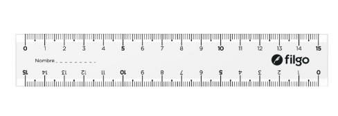 REGLA FILGO GEOX 15 CM (RGEOX15-C20)