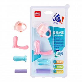 GRIP DE SILICONA LAPIZ SET X4U ROSA (69358R)
