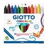 CRAYONES DE CERA GIOTTO MAXI TRI X12U (202702ES)