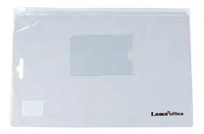 SOBRE LAMA PVC ZIP OFICIO CRISTAL