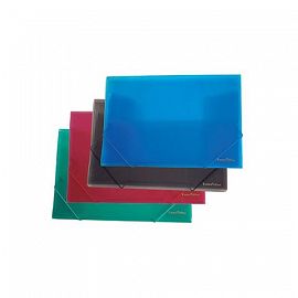 CARPETA LAMA A4 3 SOLAPAS PP C/ELASTICO V/MODELOS.