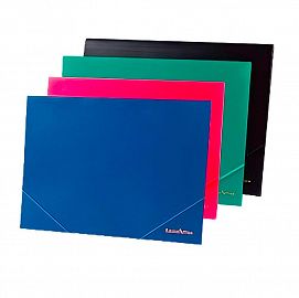 CARPETA LAMA A4 3 SOLAPAS PVC C/ELASTICO V/MODELOS.