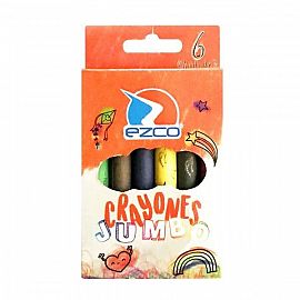 CRAYONES EZCO X6U JUMBO (172304)