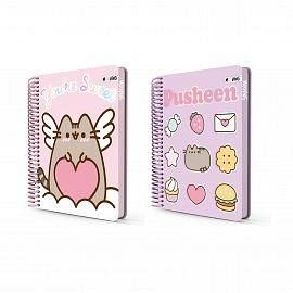 CUADERNO MOOVING PREMIUM 1/2 OFICIO PUSHEEN 96H RAYADO (1231207)