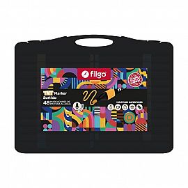 MARCADORES FILGO PINTURA AL AGUA TNT VALIJA X48U TRAZO MEDIO 3.0 (TNTMKR-EP48-SUR)