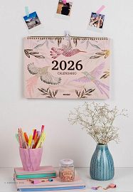 CALENDARIO MOOVING 2026 BOHO 35 X 25 CM. (1420102)